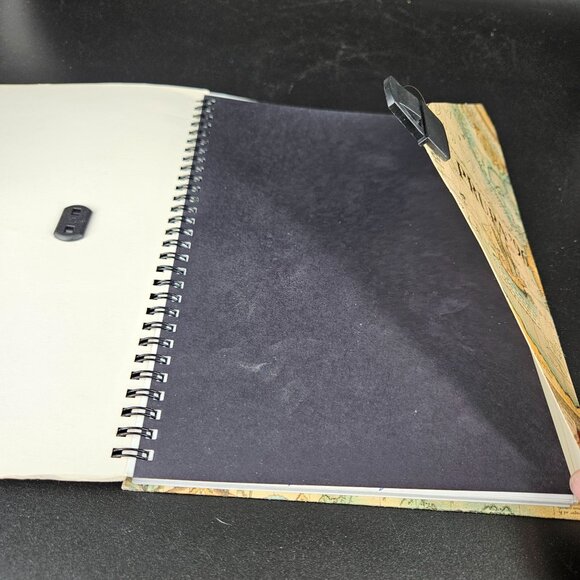 Spiral Garden Notebook Journal Diary Written Notes Blank Grid PRUPA 96 World Map - Picture 10 of 11